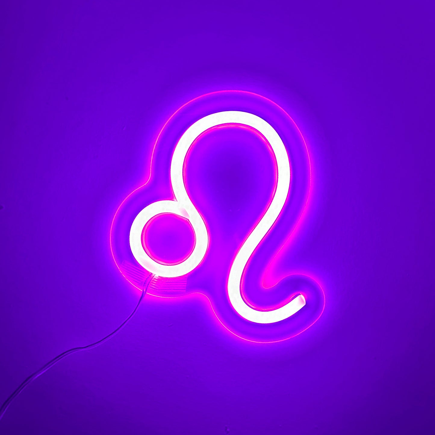 LED Neon Sign - Zodiac Sign - Leo - Small