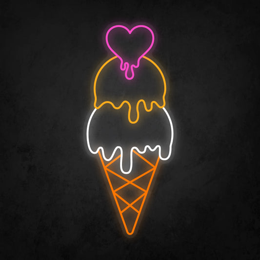 LED Neon Sign - Ice Cream