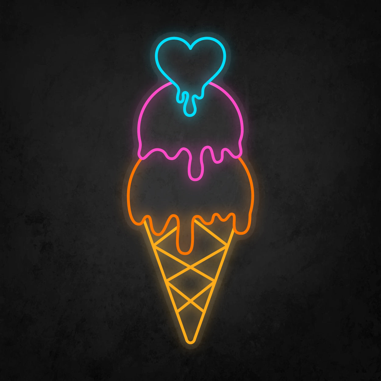 LED Neon Sign - Ice Cream