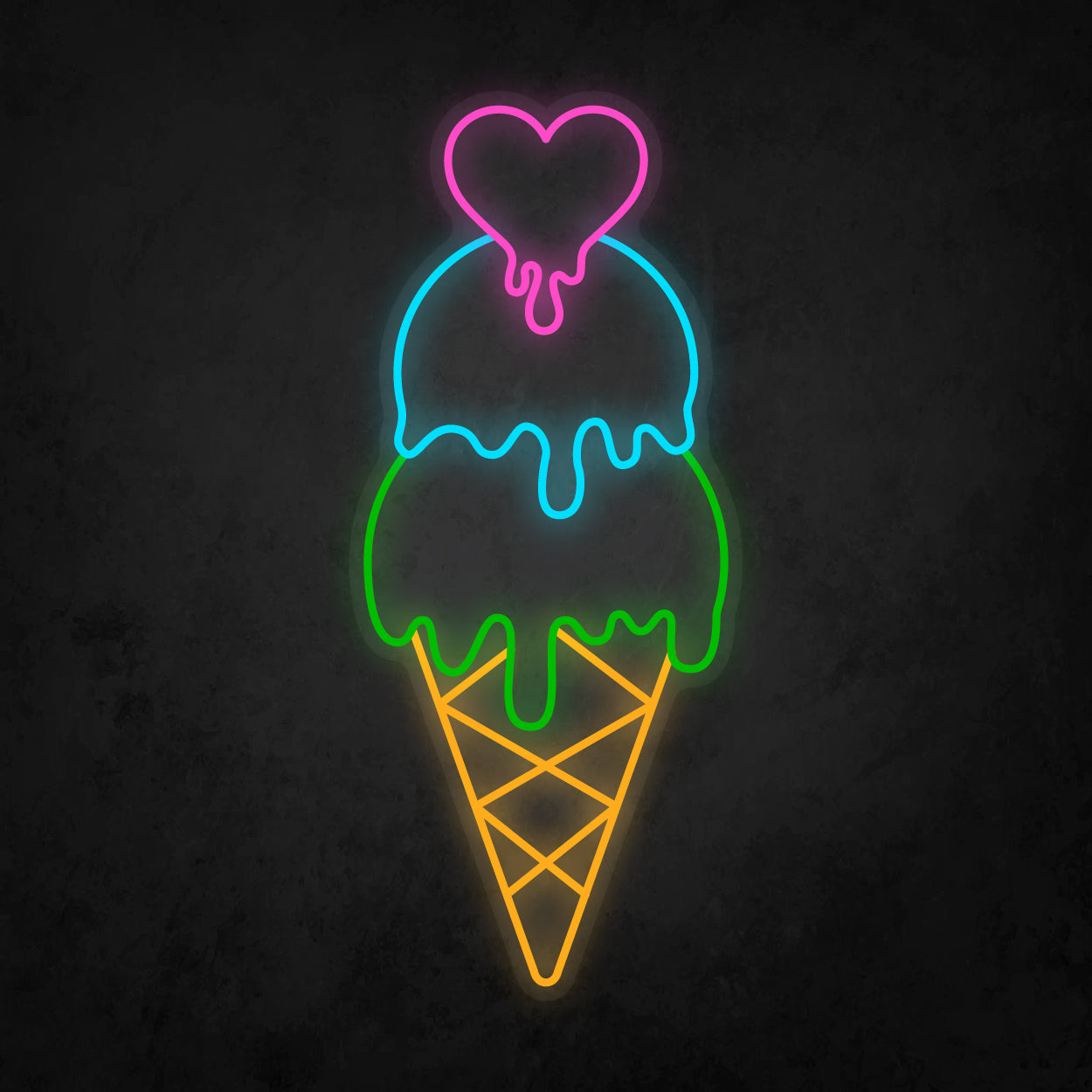 LED Neon Sign - Ice Cream