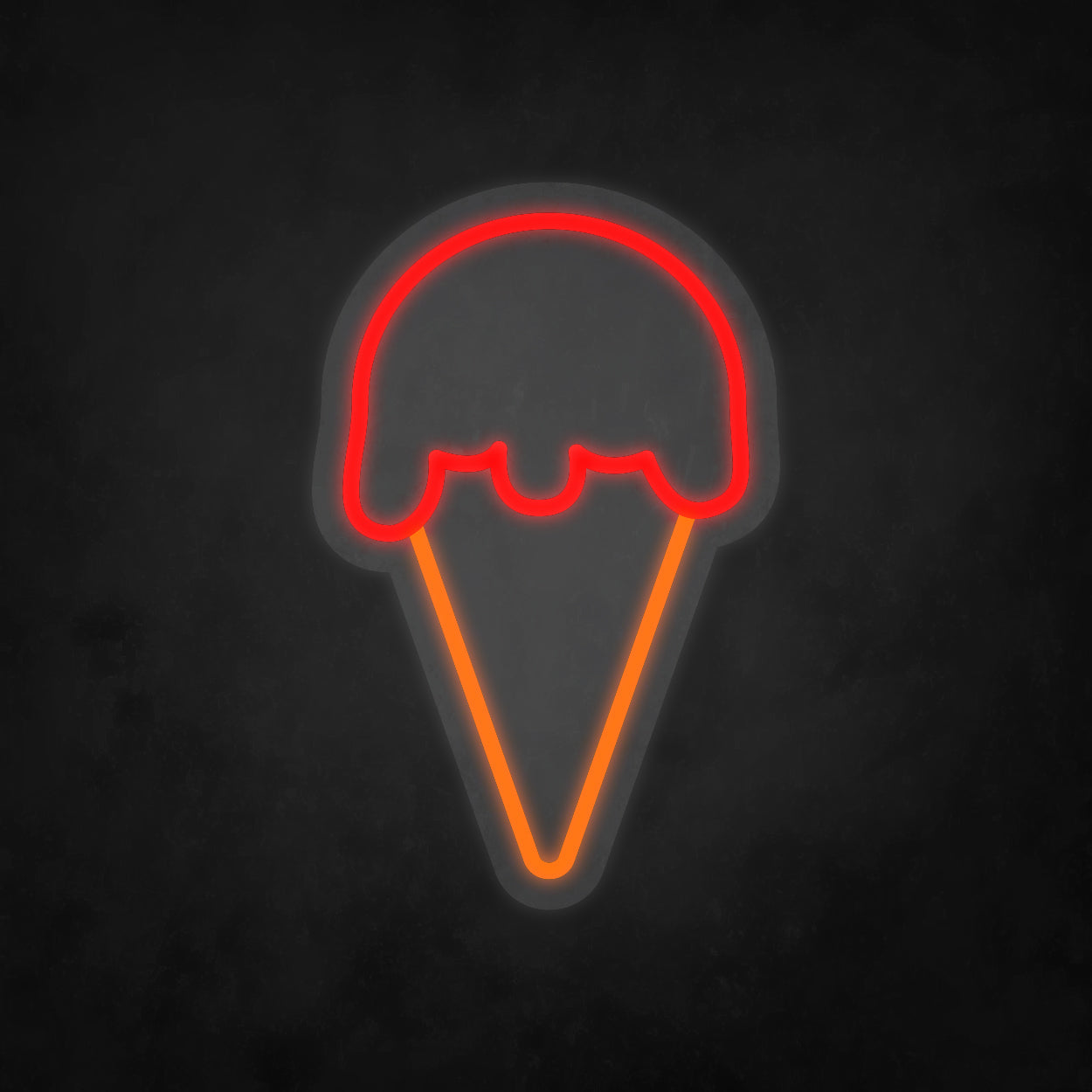 LED Neon Sign - Ice Cream - Cone
