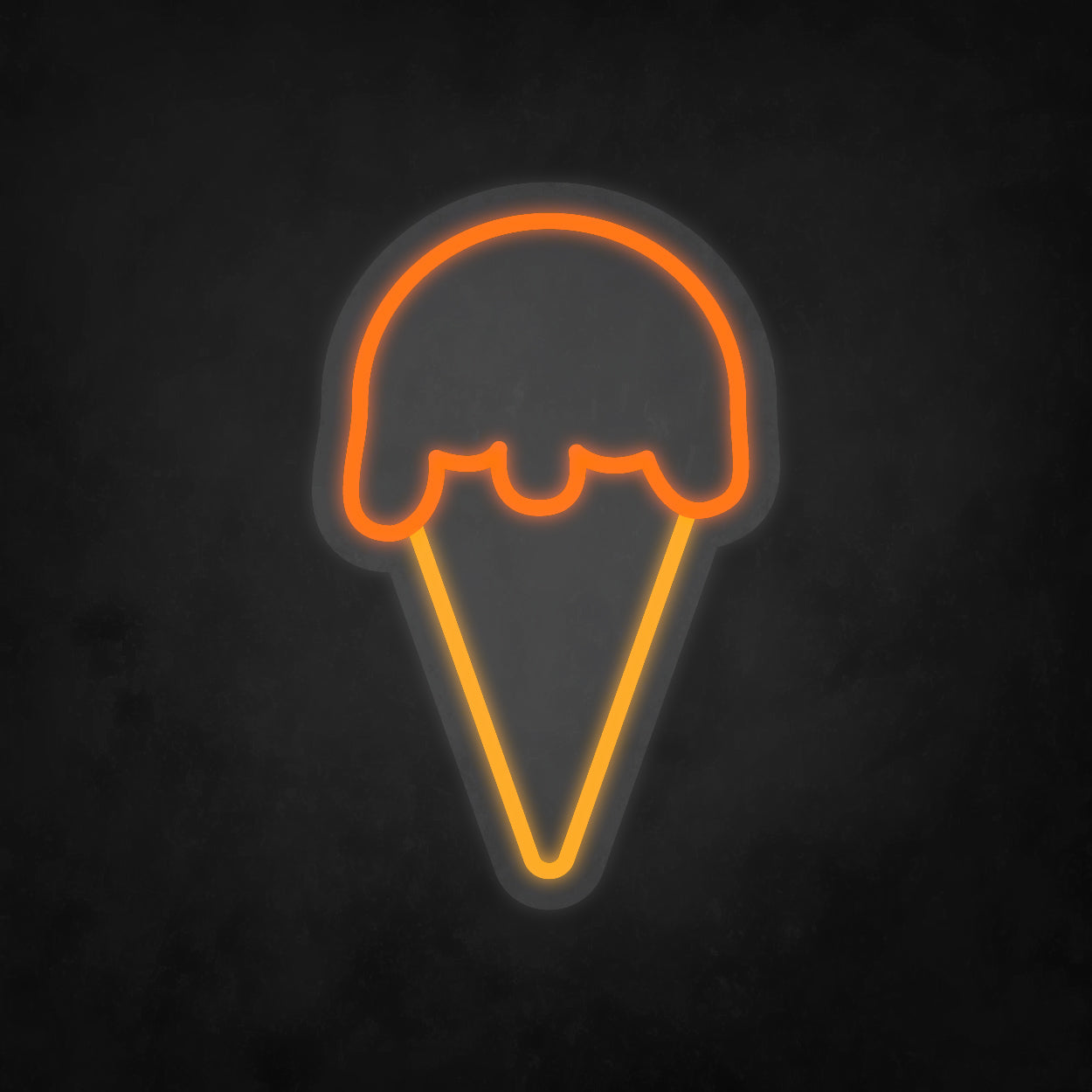 LED Neon Sign - Ice Cream - Cone