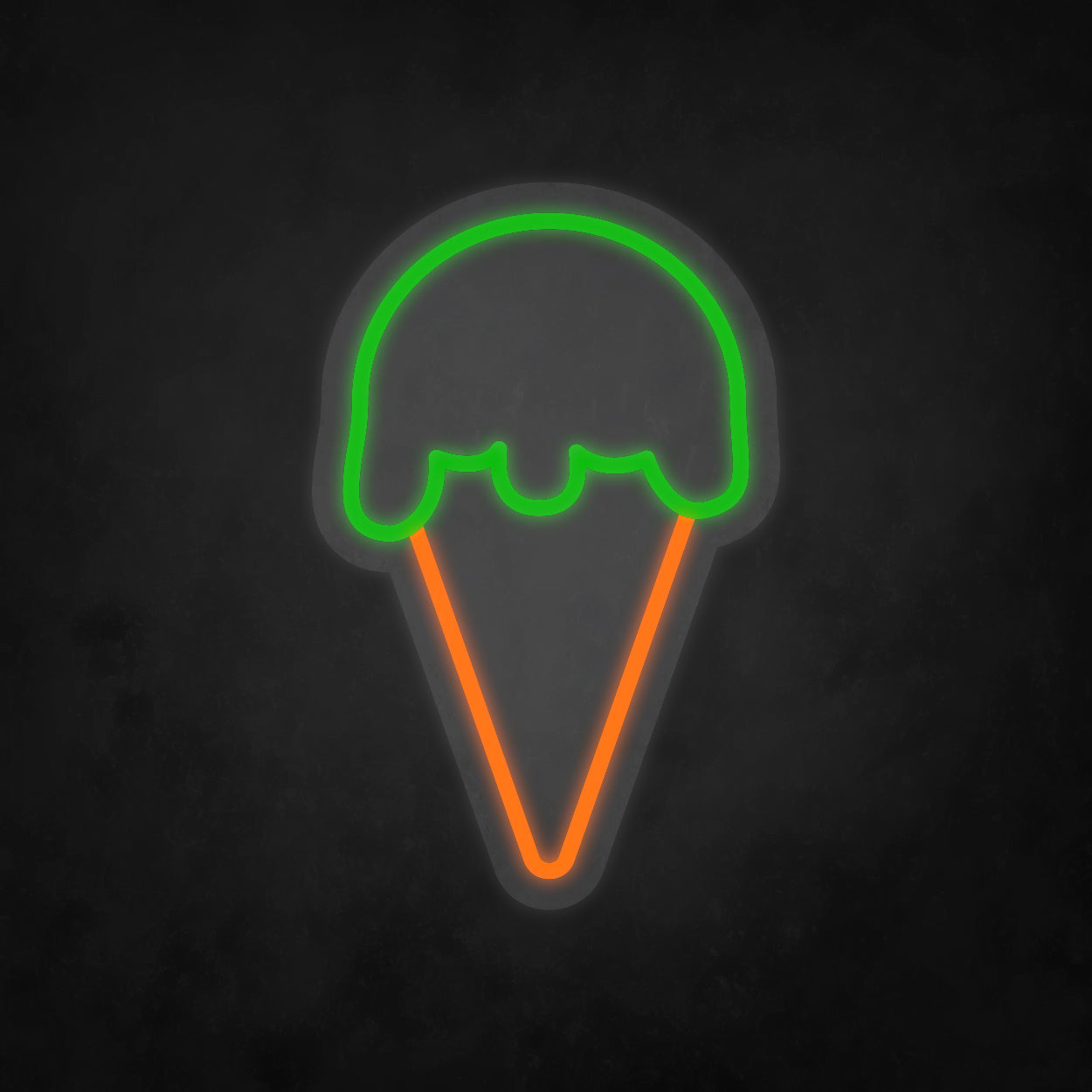 LED Neon Sign - Ice Cream - Cone