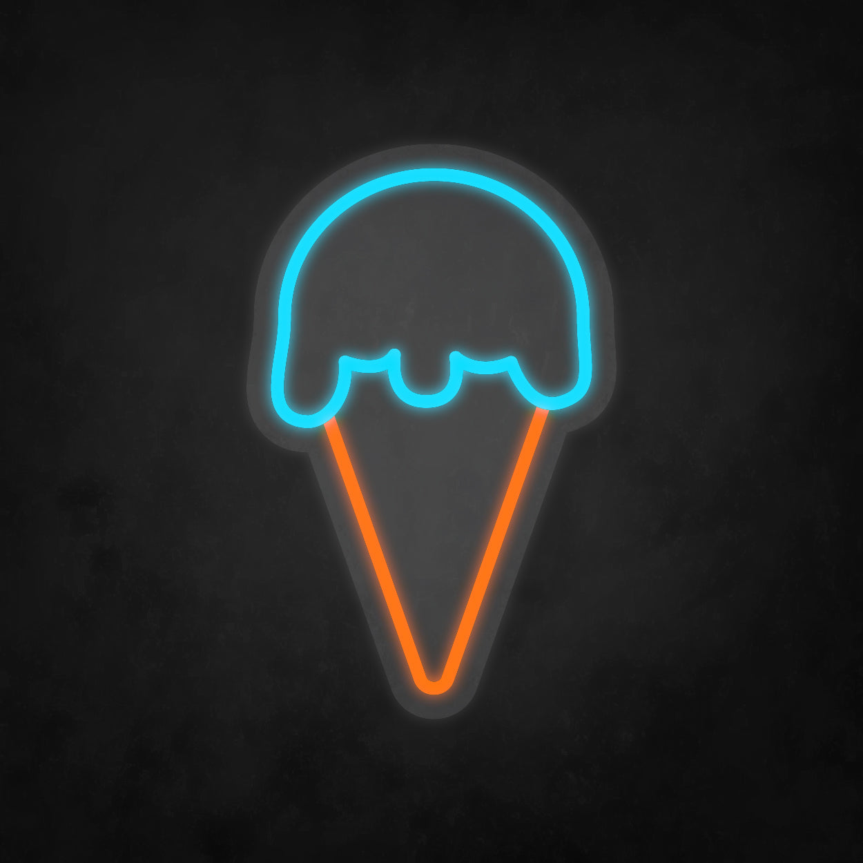 LED Neon Sign - Ice Cream - Cone