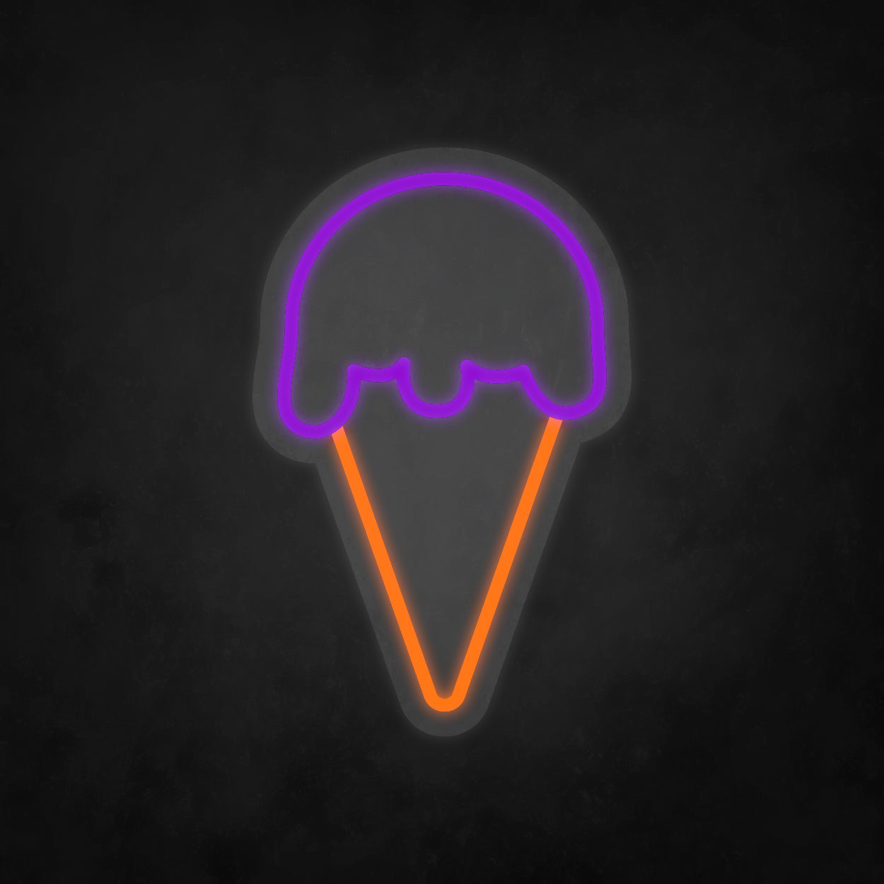 LED Neon Sign - Ice Cream - Cone