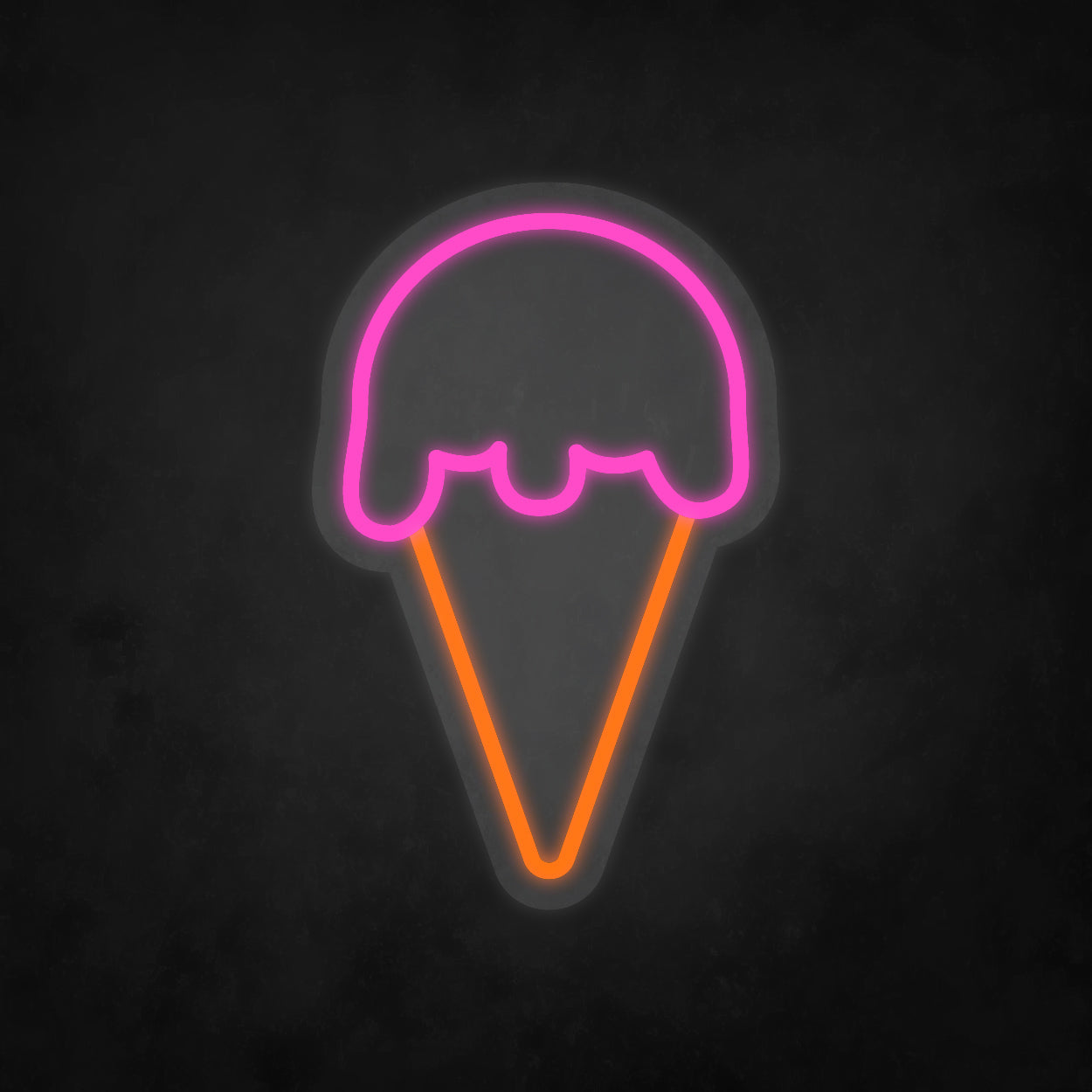 LED Neon Sign - Ice Cream - Cone
