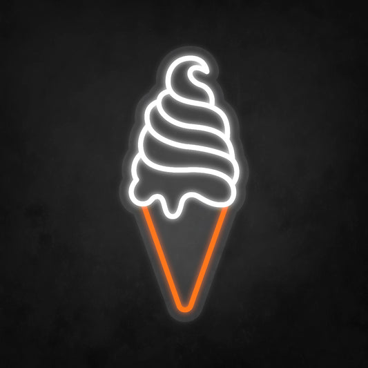 LED Neon Sign - Ice Cream - Soft Serve