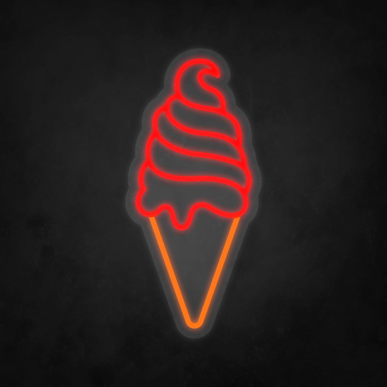 LED Neon Sign - Ice Cream - Soft Serve