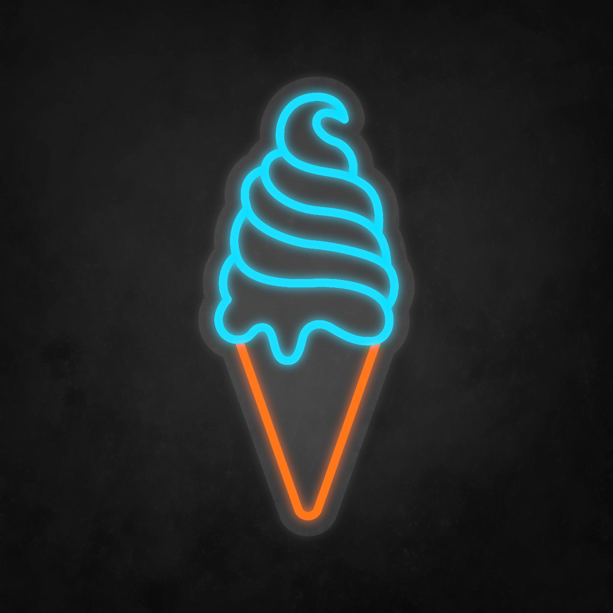 LED Neon Sign - Ice Cream - Soft Serve