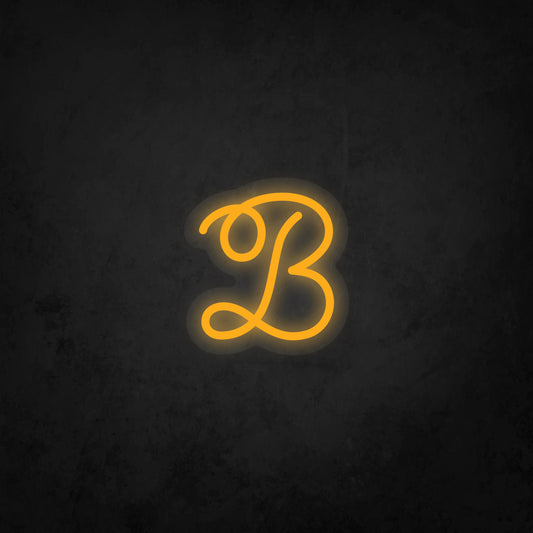 LED Neon Sign - Initial B