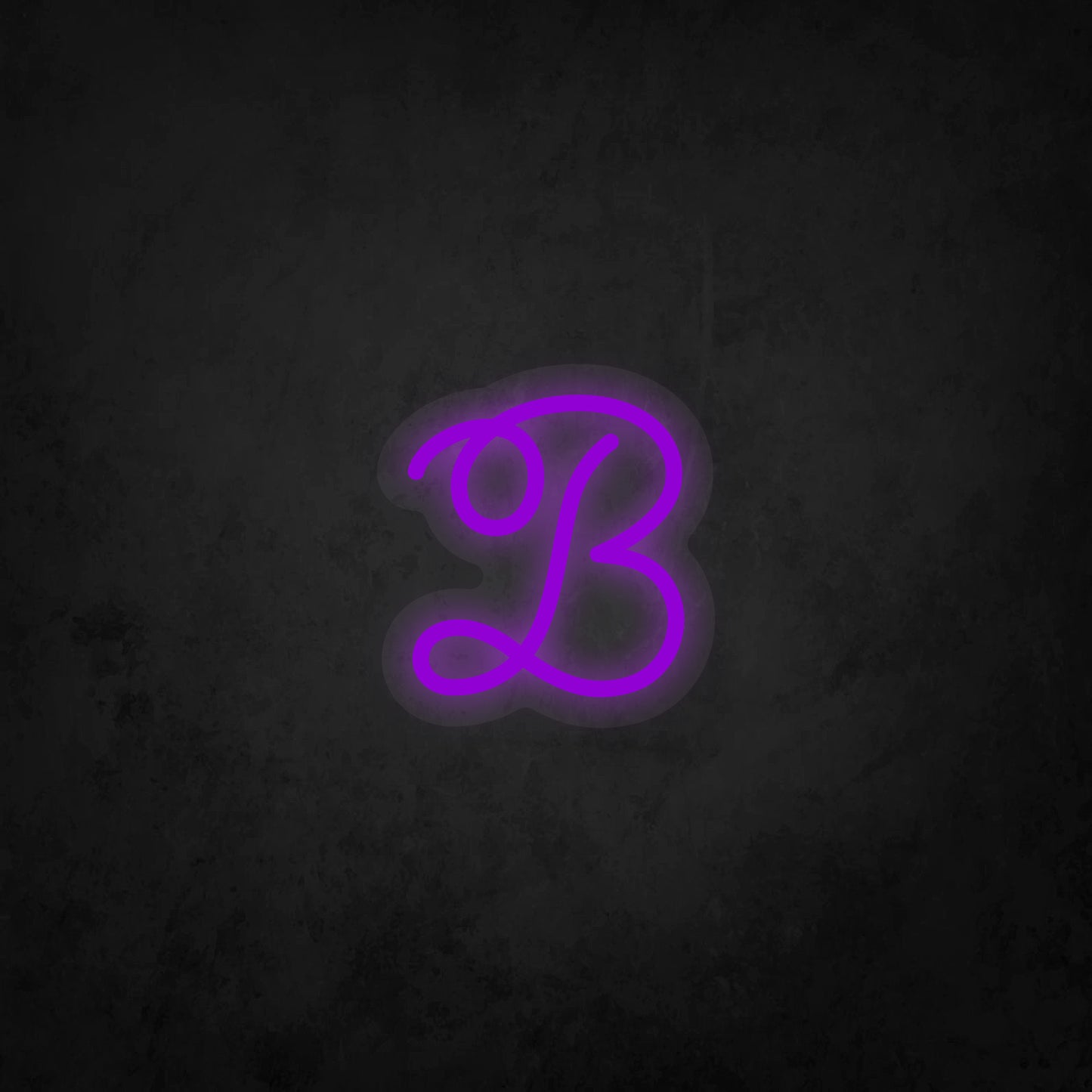 LED Neon Sign - Initial B