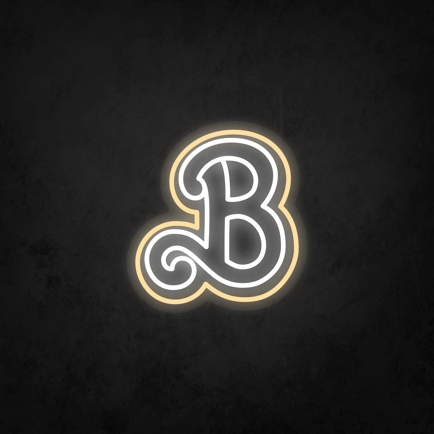 LED Neon Sign - Initial B 2 colors
