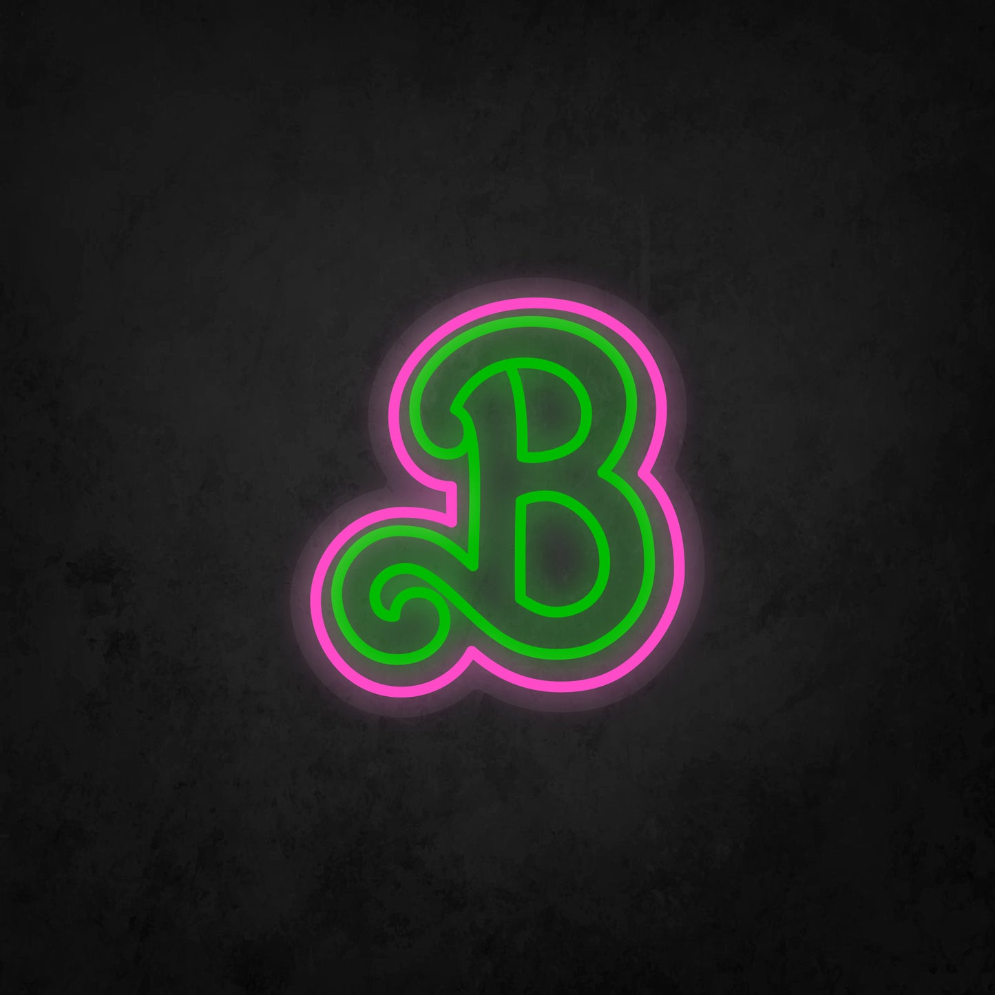 LED Neon Sign - Initial B 2 colors