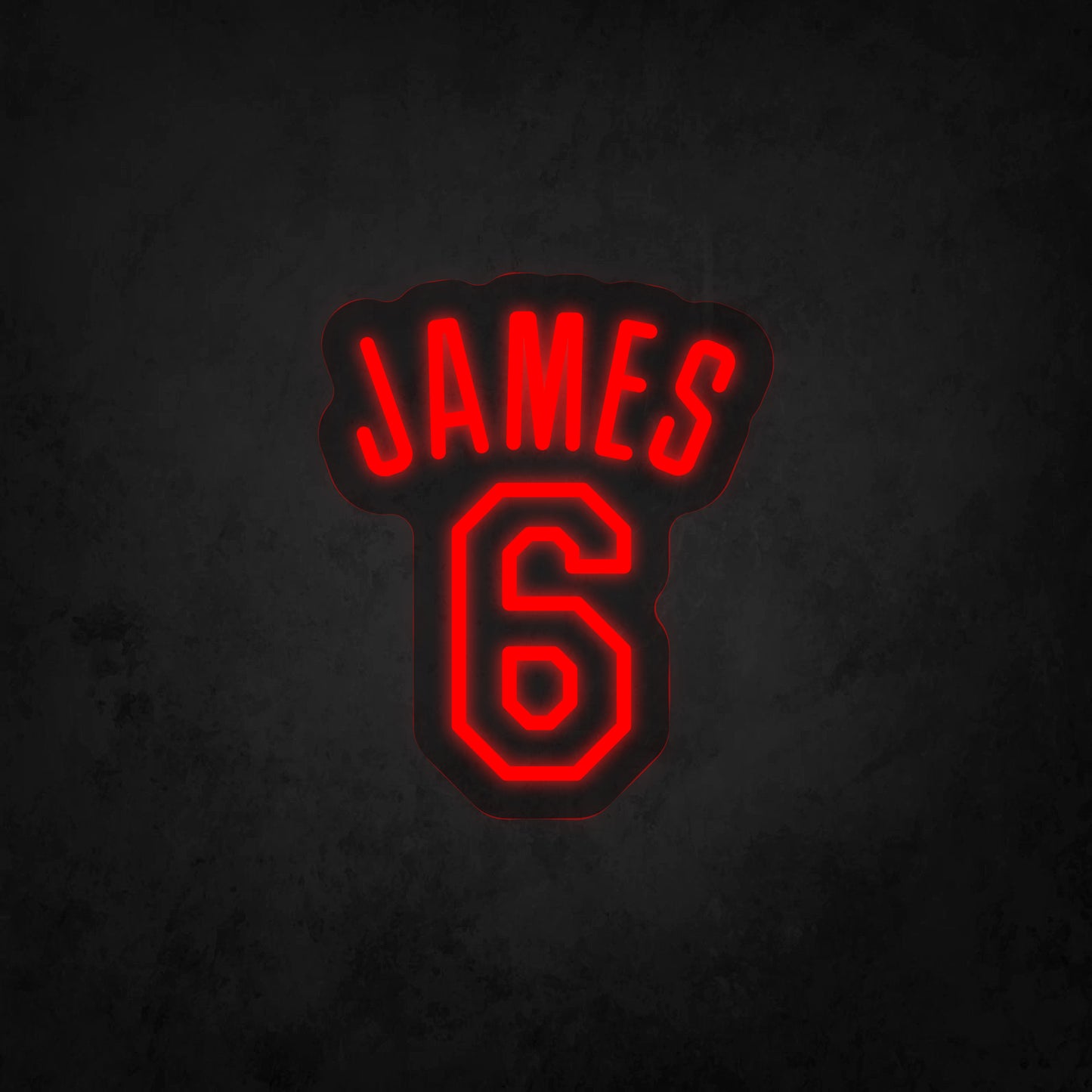 LED Neon Sign - JAMES 6