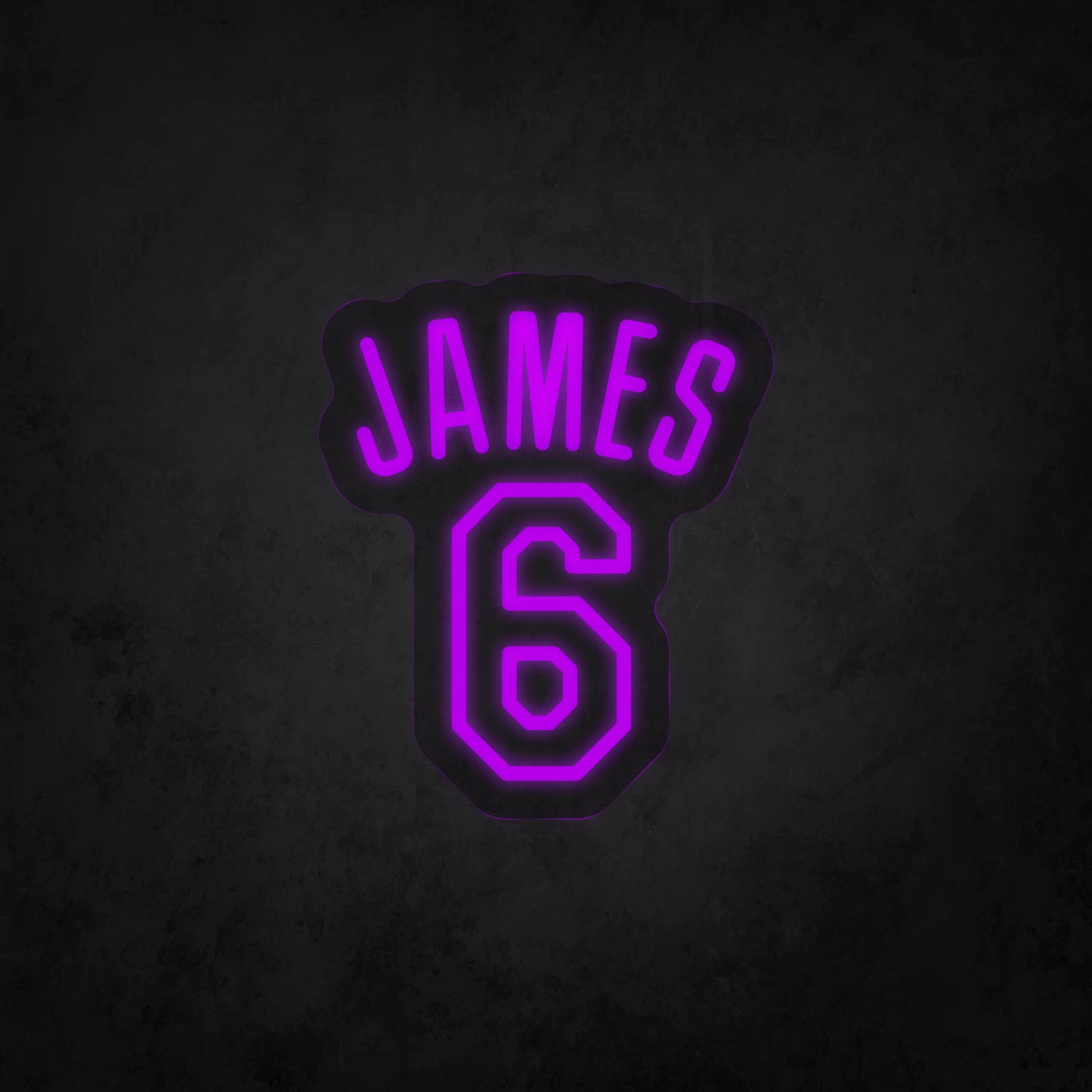 LED Neon Sign - JAMES 6