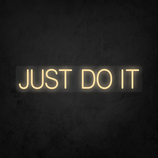LED Neon Sign - JUST DO IT Box
