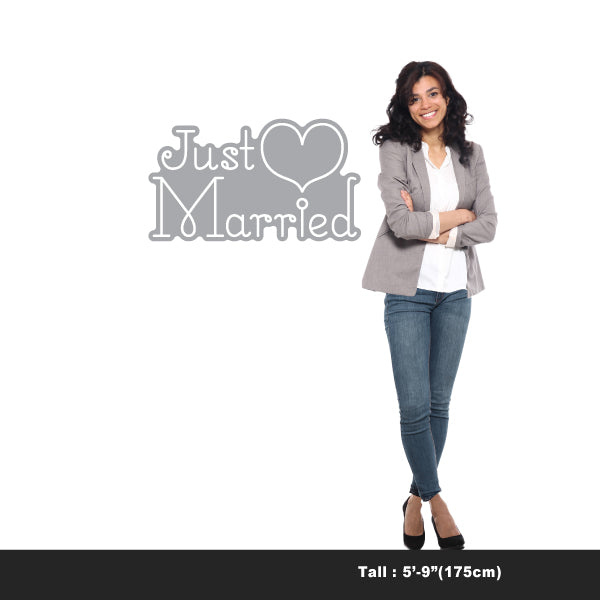 LED Neon Sign - Just ♡ Married