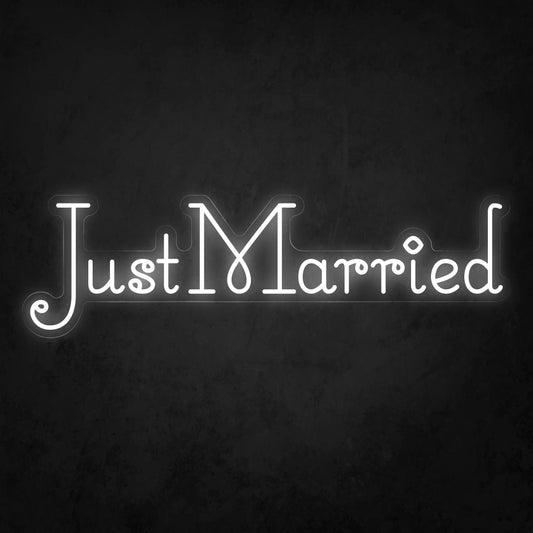 LED Neon Sign - Just Married