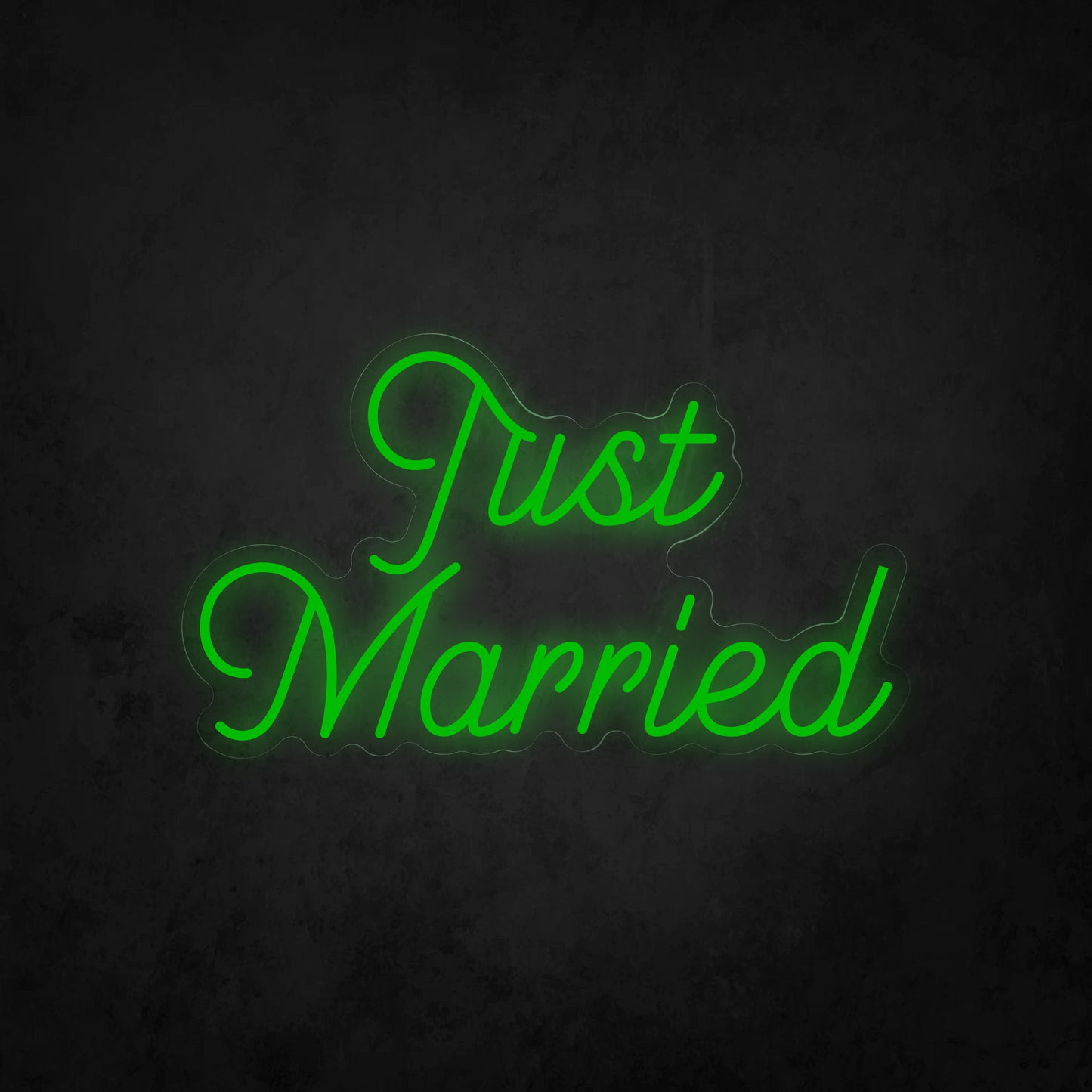 LED Neon Sign - Just Married 2 Lines
