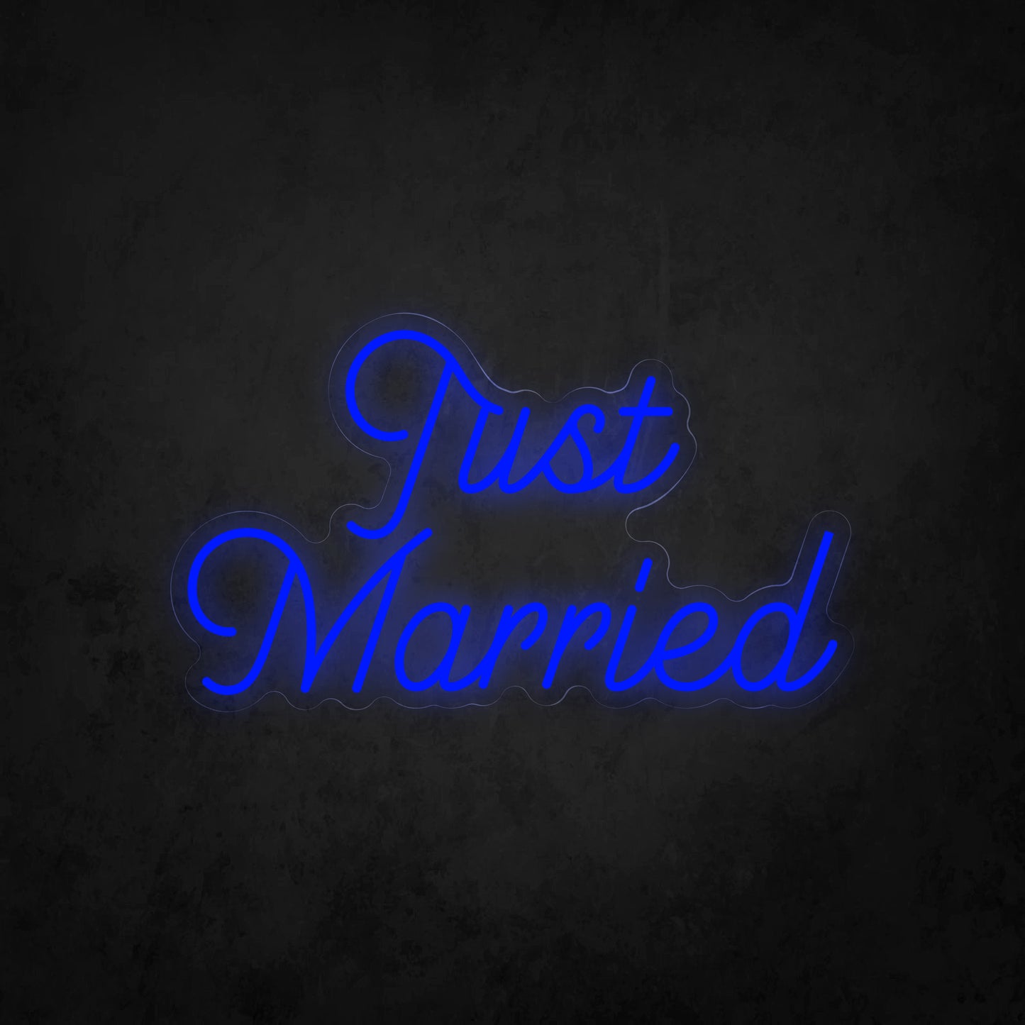 LED Neon Sign - Just Married 2 Lines