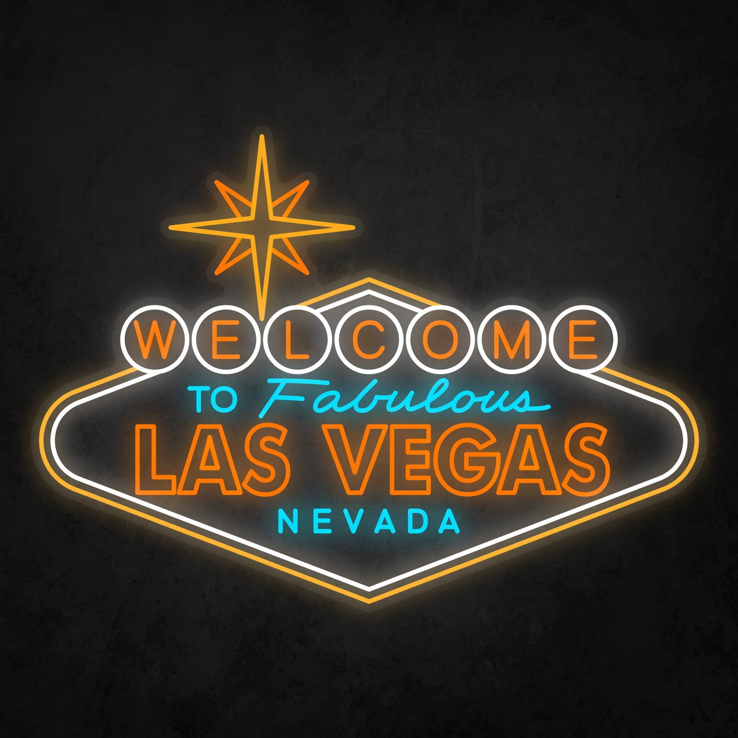 LED Neon Sign - Las Vegas