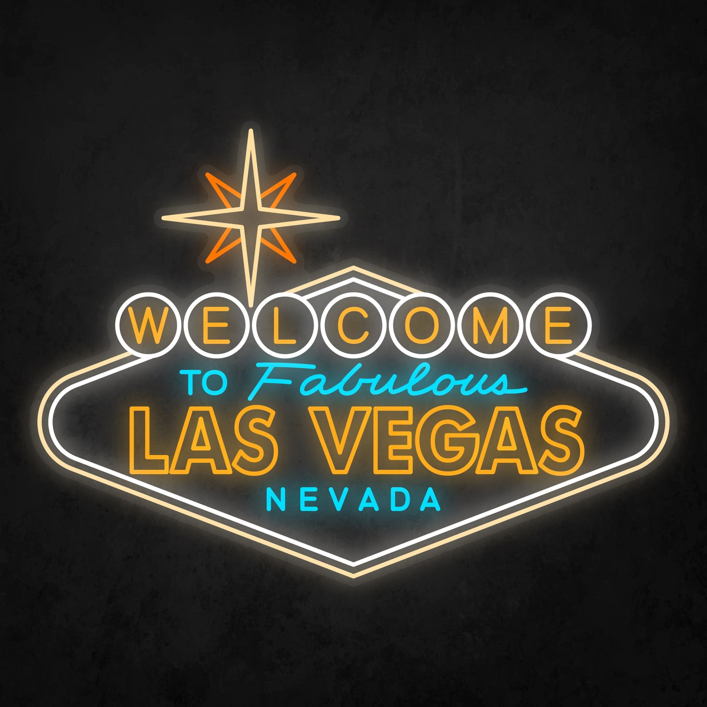 LED Neon Sign - Las Vegas