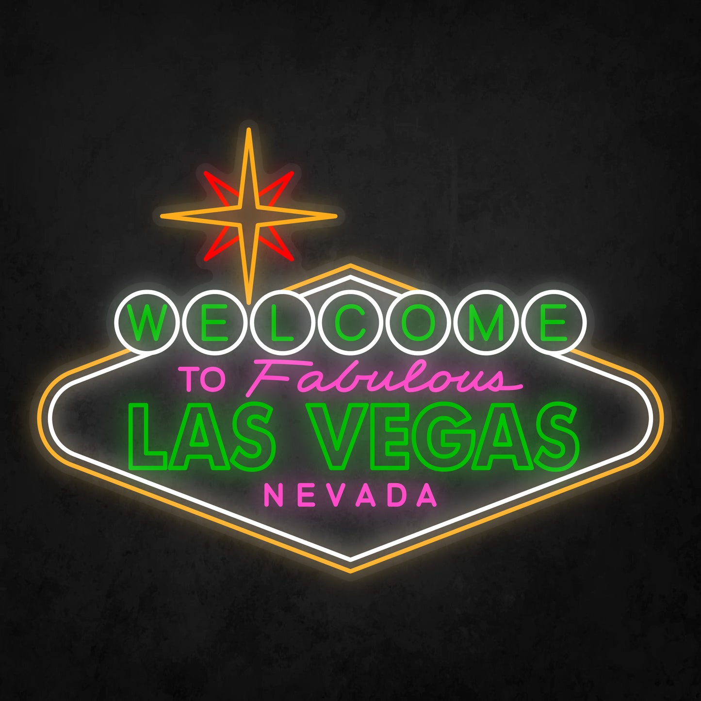 LED Neon Sign - Las Vegas