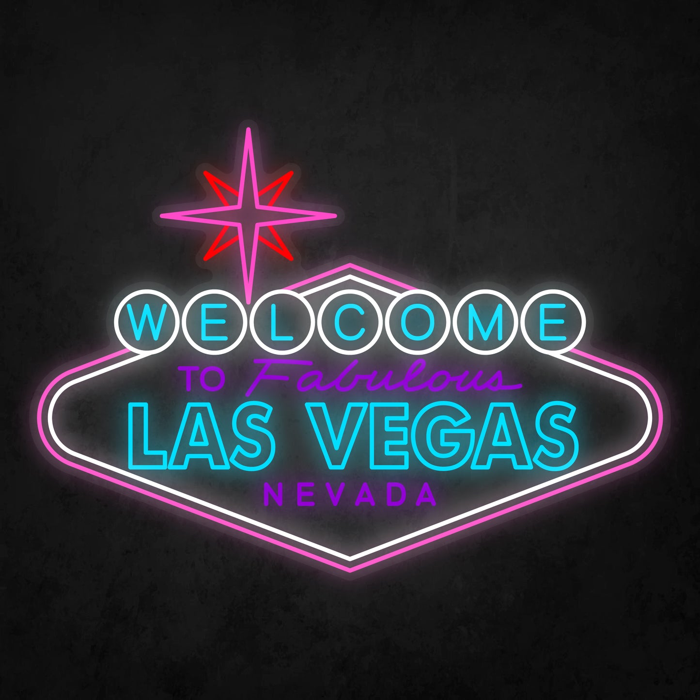 LED Neon Sign - Las Vegas