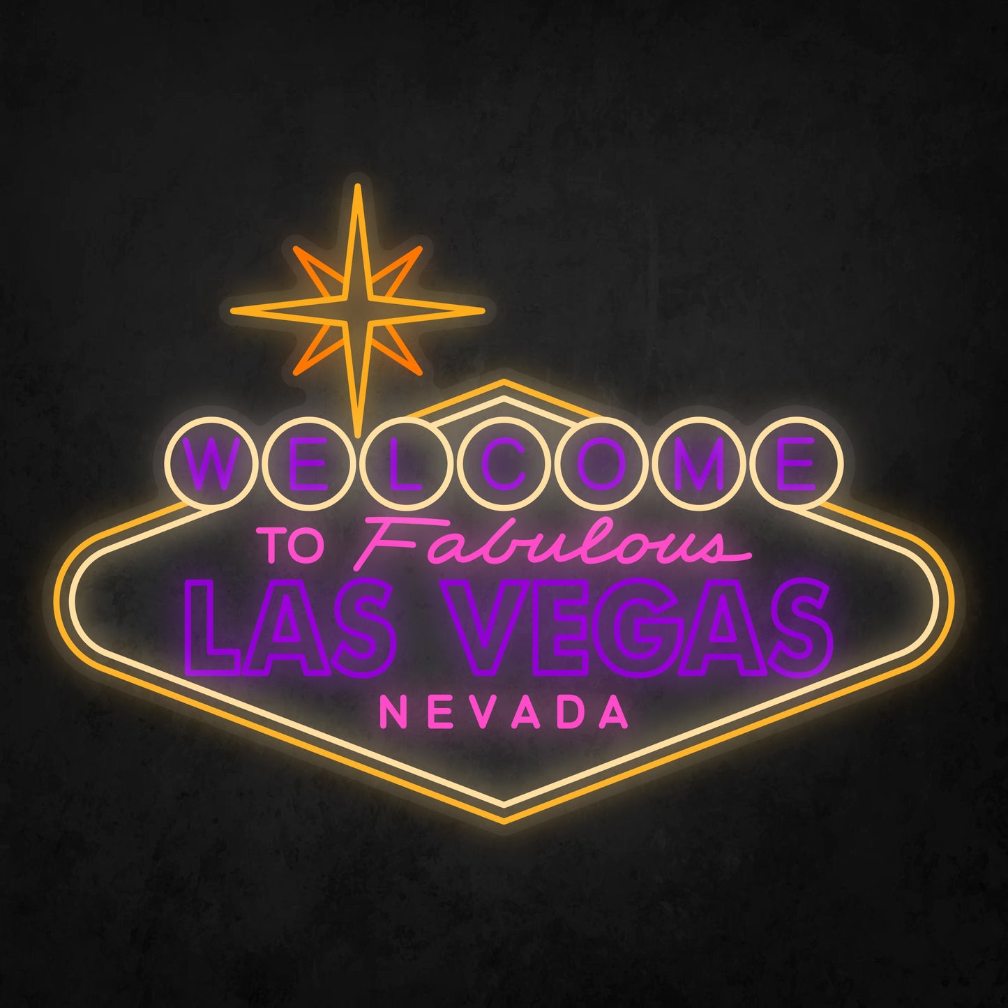 LED Neon Sign - Las Vegas