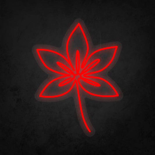 LED Neon Sign - Leaf