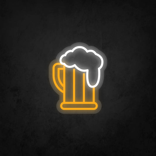 LED Neon Sign - Left Handle Beer