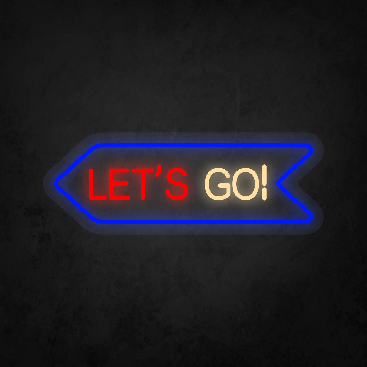 LED Neon Sign - Let's Go!