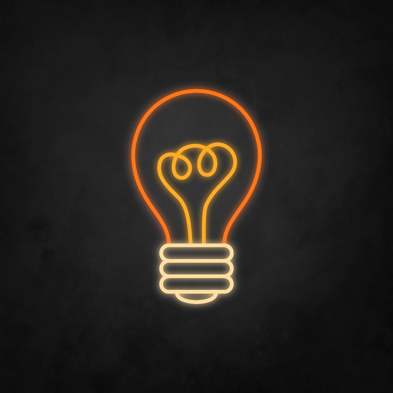 LED Neon Sign - Light Bulb