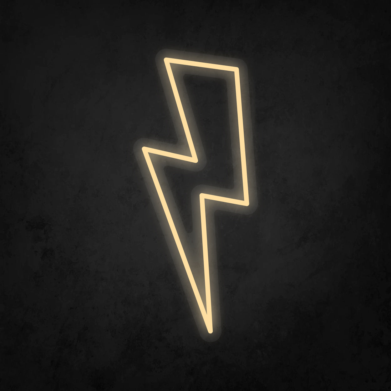 LED Neon Sign - Lightning Bolt Large