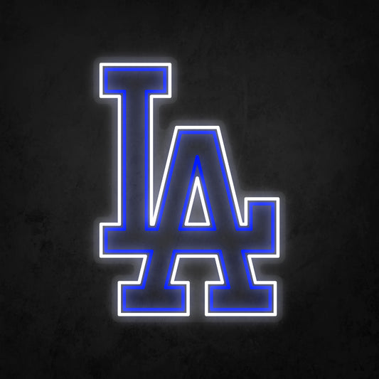 LED Neon Sign - Los Angeles Dodgers Large