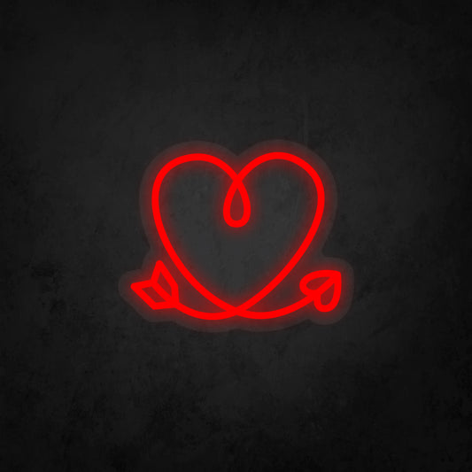 LED Neon Sign - Love Arrow