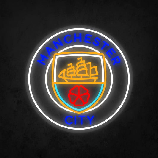 LED Neon Sign - Manchester City
