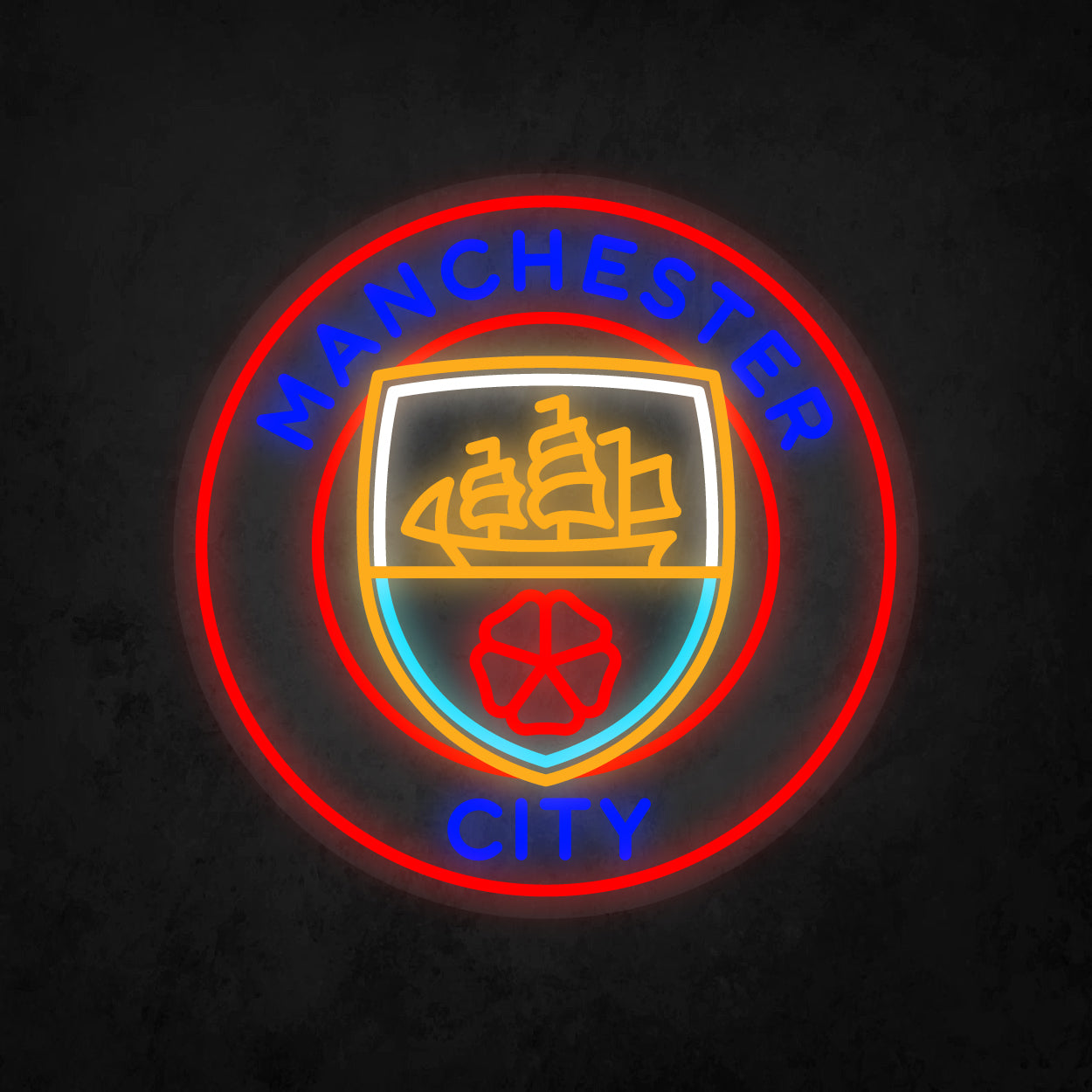 LED Neon Sign - Manchester City