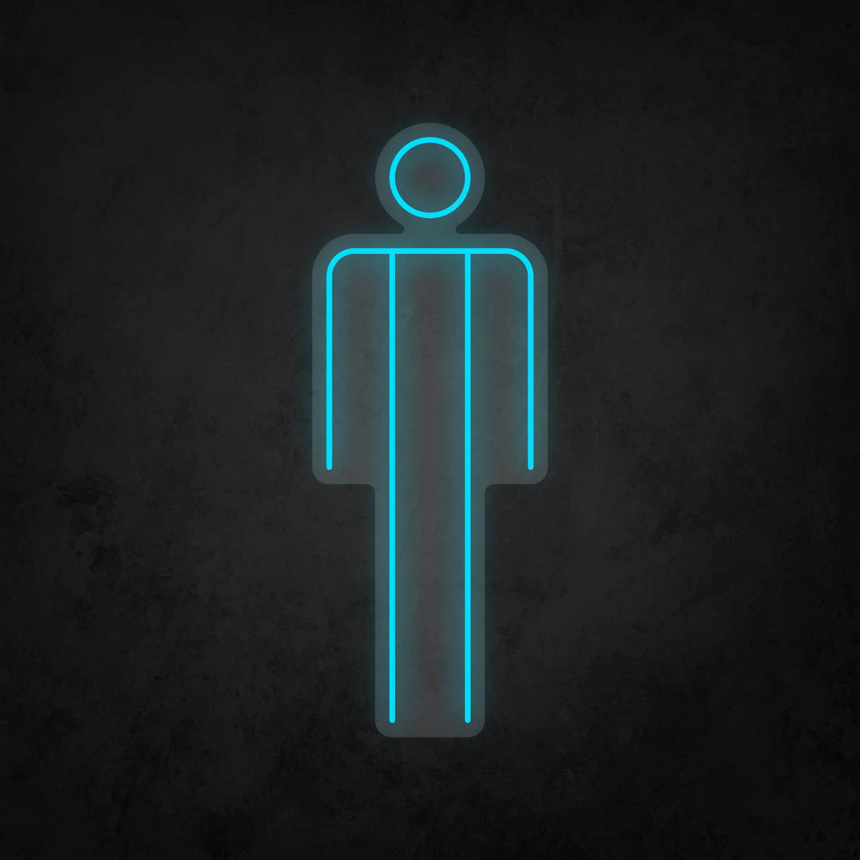 LED Neon Sign - Men's Restroom - Large