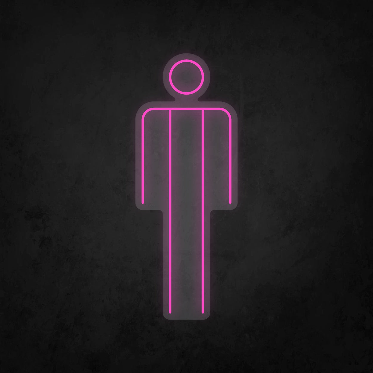 LED Neon Sign - Men's Restroom - Large