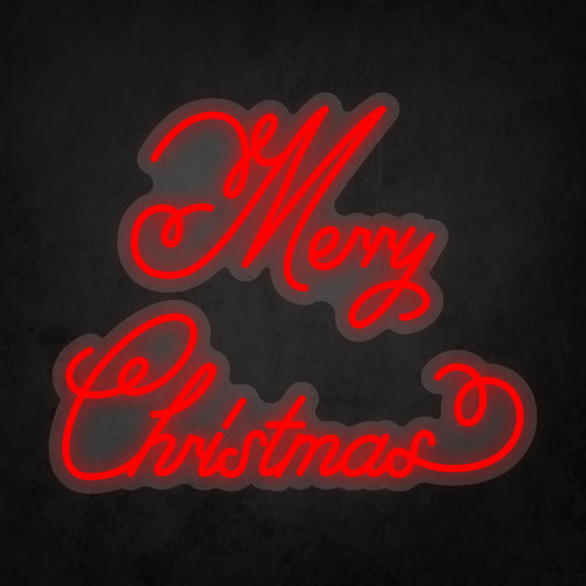 LED Neon Sign - Merry Christmas - Medium