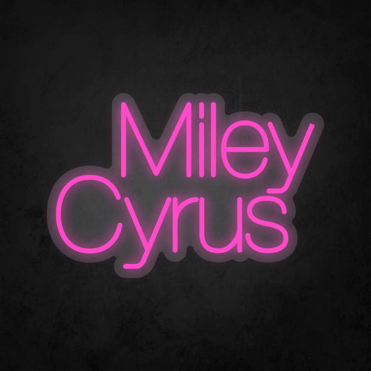 LED Neon Sign - Miley Cyrus