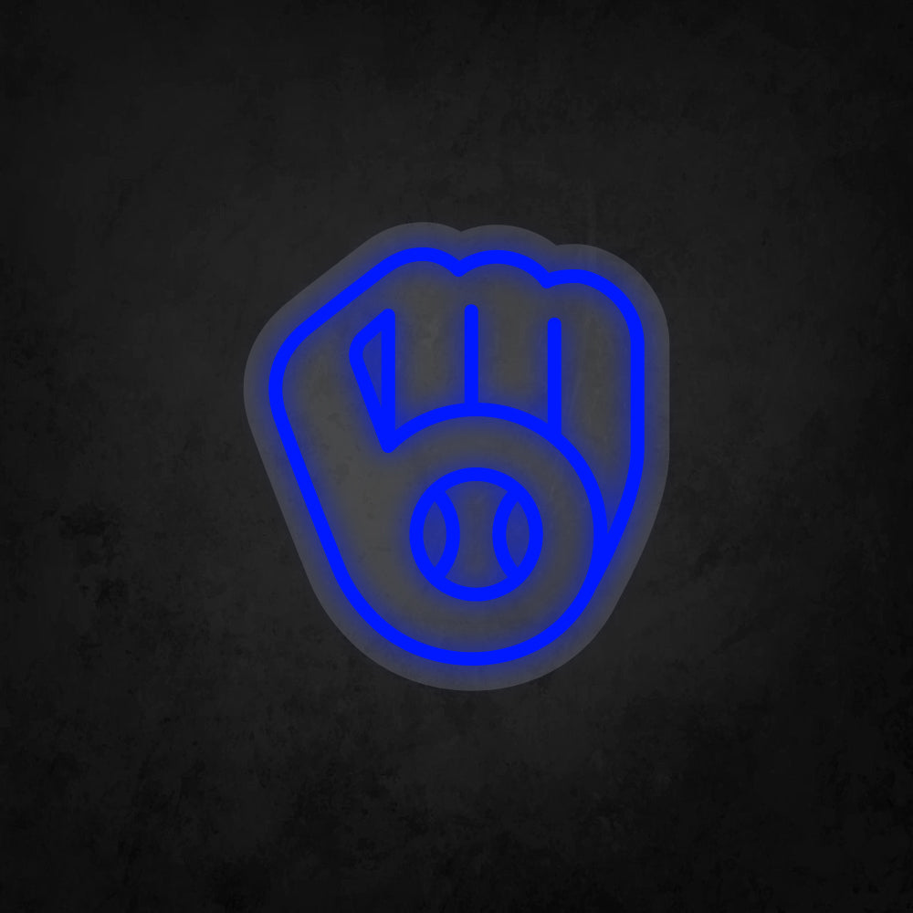 LED Neon Sign - Milwaukee Brewers - Small
