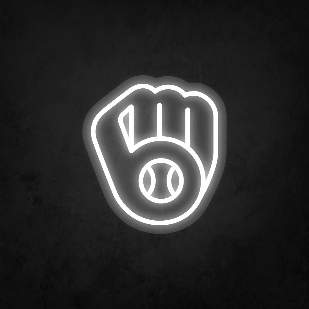 LED Neon Sign - Milwaukee Brewers - Small