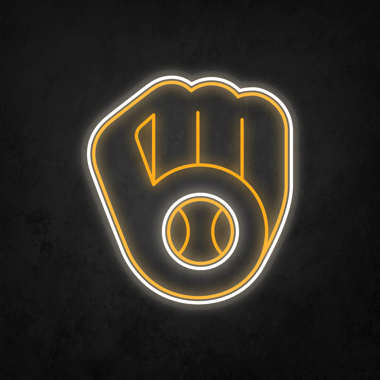 LED Neon Sign - Milwaukee Brewers Large