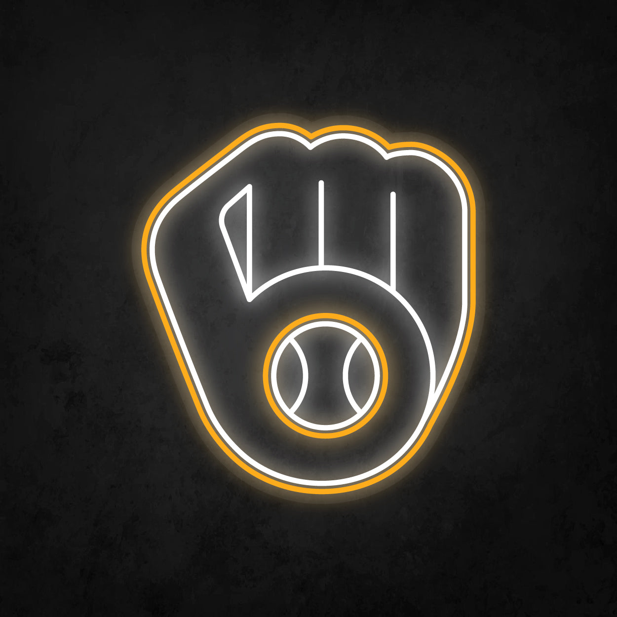 LED Neon Sign - Milwaukee Brewers Large