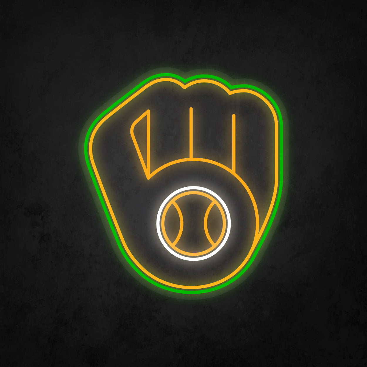 LED Neon Sign - Milwaukee Brewers Large