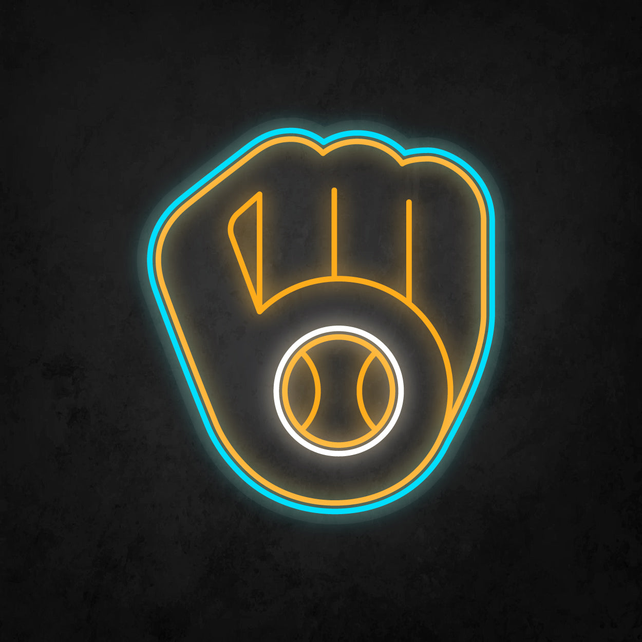 LED Neon Sign - Milwaukee Brewers Large