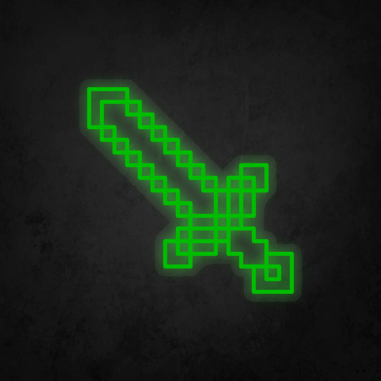 LED Neon Sign - Minecraft Sword