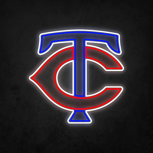 LED Neon Sign - Minnesota Twins Large